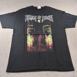 Vintage cradle of filth metal t shirt black L Large "you called and I came" Rare